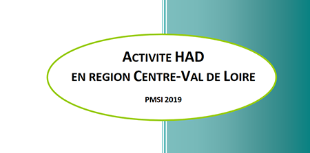 Hospitalisation à domicile en Région Centre-Val de Loire 2019